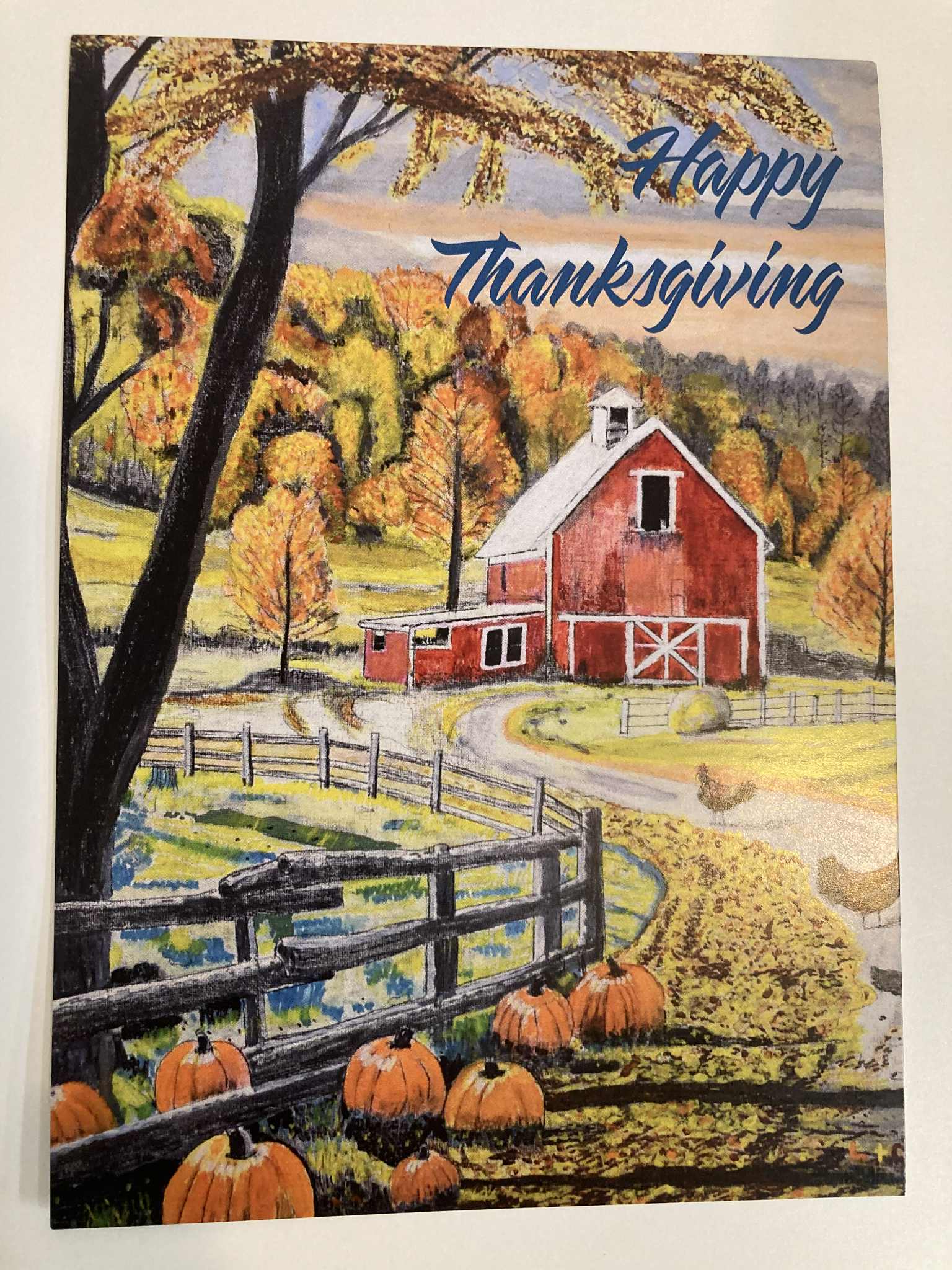 Fall Thanksgiving Card